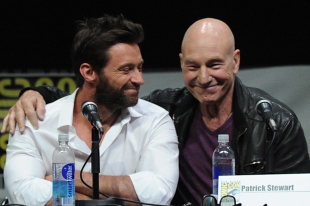 Hugh Jackman was among the first to honour the late Patrick Stewart.