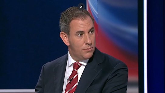 Treasurer Jim Chalmers on election night.