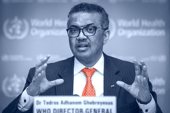 WHO head Tedros Adhanom Ghebreyesus, who has called on countries to pull together and act fast to stop the spread of the new coronavirus.