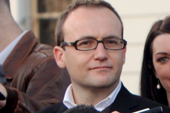 Bandt in 2010, when he was first elected to parliament.