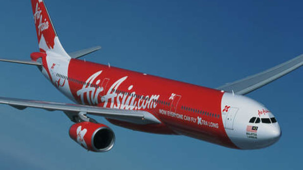 An aircraft from Air Asia X.