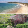 Sea-change and tree-change towns where property markets have fallen.