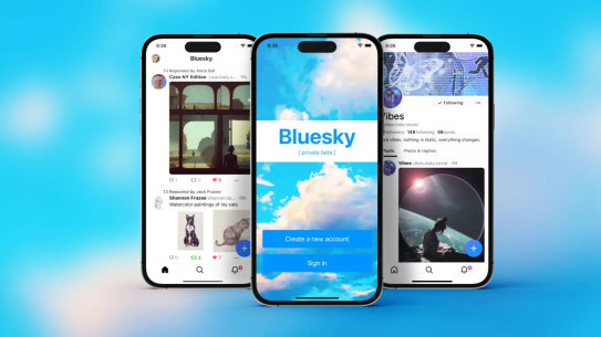 Bluesky is available on app stores, but you need an invitation to get in.