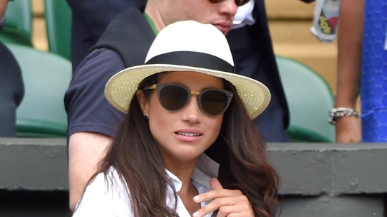 Meghan, Duchess of Sussex, was on board with the trend at Wimbledon in June.