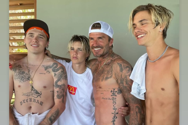 Cruz Beckham Instagram Story  Romeo Beckham, David Beckham, Brooklyn Beckham