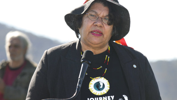Ngingali Cullen, a prominent Aboriginal activist who was co-chair of the National Sorry Day Committee.
