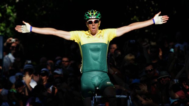 Canberra export Mathew Hayman won gold for Australian in the 2006 Commonwealth Games road race.