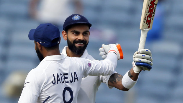 Virat Kohli's unbeaten double-ton put India in complete control of the second Test.