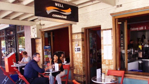 The Well Connected Cafe on Glebe Point Road.