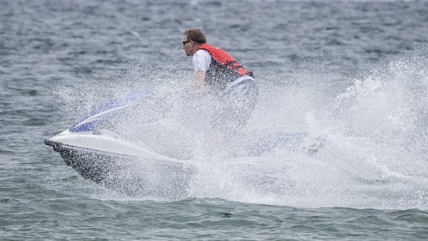 Personal watercraft  at Carrum beach.