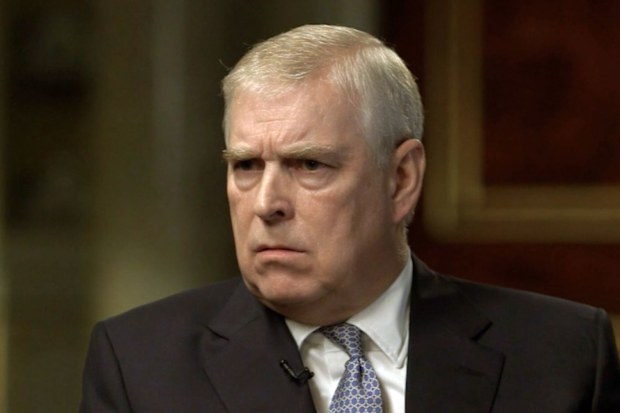 Prince Andrew on Newsnight in 2019