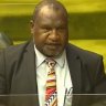 PNG Prime Minister James Marape.