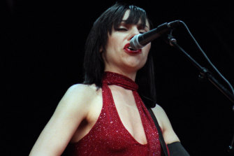 PJ Harvey performs during her 2001 Big Day Out tour.