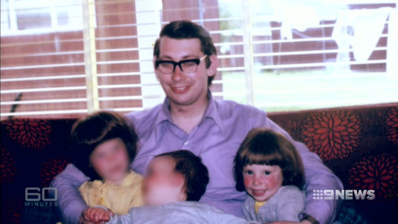 Richard Haynes with his two daughters and son.
