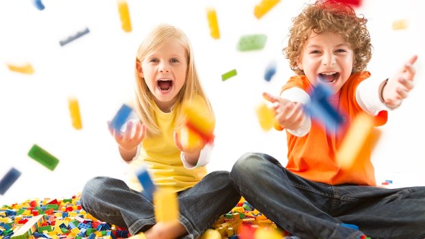 Children will have bucketloads of fun at the Bricks4Kidz school holiday workshops.