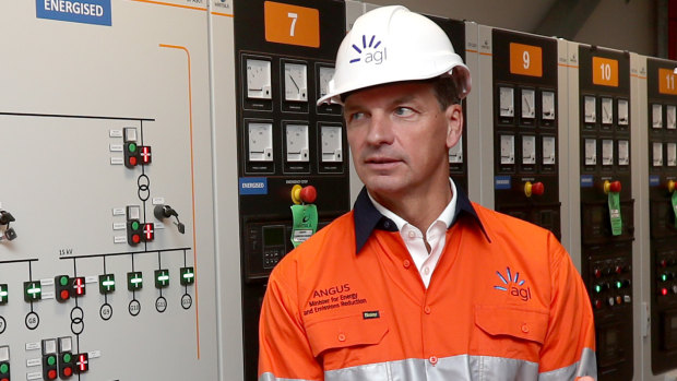 Angus Taylor said the Morrison government would underwrite two new power plants.