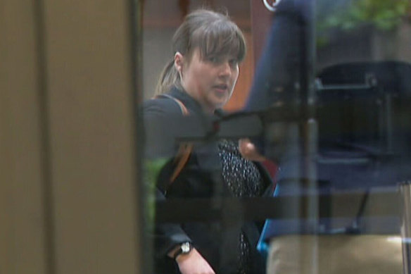 Kaija Millar outside Melbourne Magistrates Court on January 23, 2020.