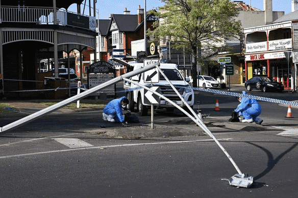 Five people were killed in Sunday’s crash.