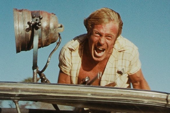 Jack Thompson in a scene from the 1971 movie Wake in Fright. 