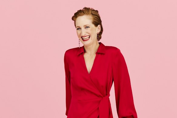 Kara says popping on her favourite lipstick, Super Lustrous Fire and Ice, gives her an extra boost when she needs it.