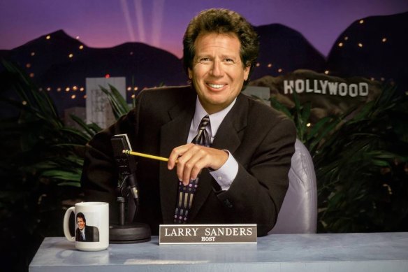 Garry Shandling as Larry Sanders, a fictional talk-show host consumed by celebrity and whose personal life was mired in neediness and narcissism.