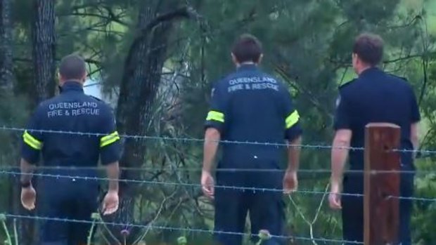 The body of a man was found in his car after it had been swept off a flooded causeway near Gympie.