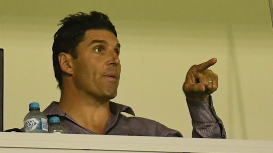 On the drink with mates: Barrett too close to players for his own good