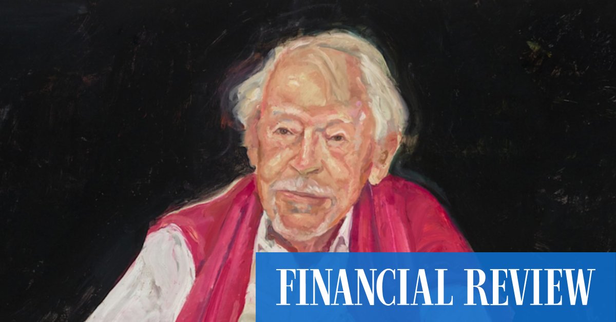 Peter Wegner's portrait of previous winner Guy Warren takes out 100th Archibald Prize - Vimarsana News