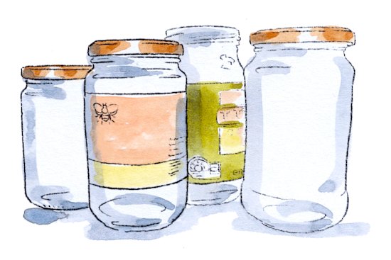 With their airtight seals, glass jars keep food fresh the longest. 