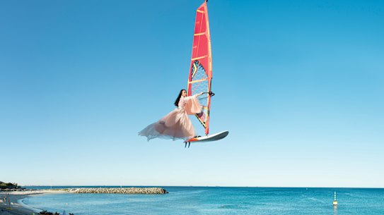Li Wei, ‘Windsurfing Cottesloe’, Sculpture by the Sea, Cottesloe. 2016.