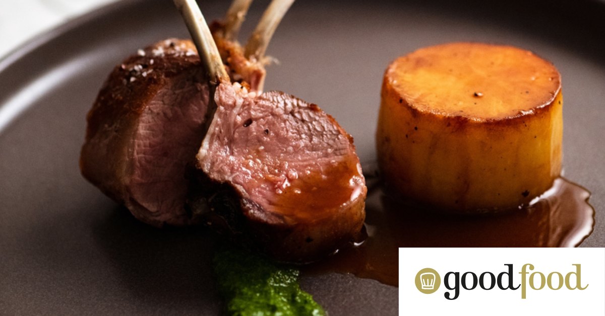 RecipeTin Eats’ lamb cutlets with fondant potato, jus and salsa verde