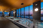 There's an onsen open to the public at the airport. 