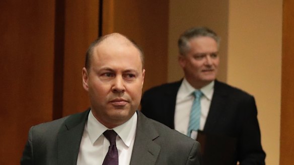 Treasurer Josh Frydenberg: "We can see the mountain ahead and Australia begins to climb. We must remain strong."