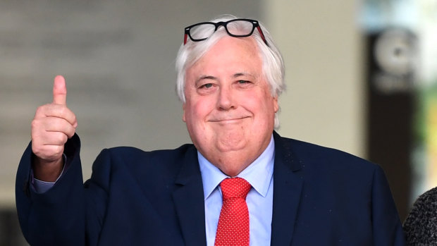 Nickel-and-dime politics ... Clive Palmer. 