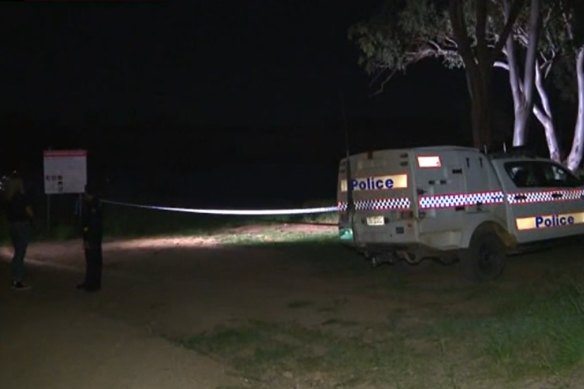 A crime scene was declared at Gordonbrook Dam in Queensland after two bodies were discovered in the water. 