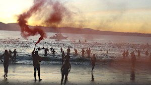 Dark Mofo 2015 Nude Solstice Swim.