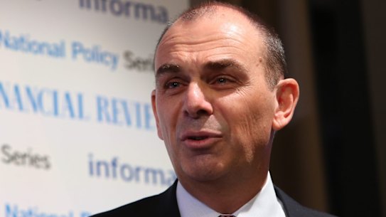 Wayne Byres at the banking summit.