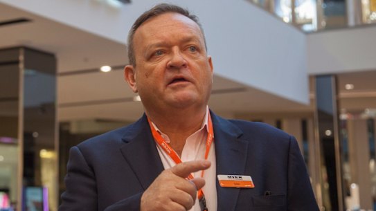 'Humble shopkeepers': Myer boss goes back to basics to win back customers