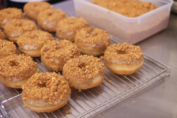 Maple walnut and brown butter doughnuts at Shortstop.