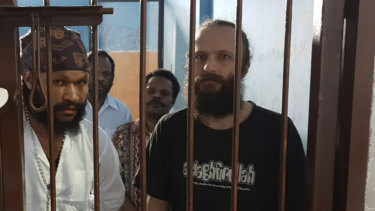 Jakub Skrzypski is on trial for treason in Indonesia after meeting with Papuan independence supporters. He has alleged that visitors to his prison assaulted him and threatened to kill him as guards watched. 