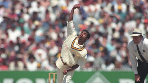 Muttiah Muralitharan walked a rocky road in Australia.