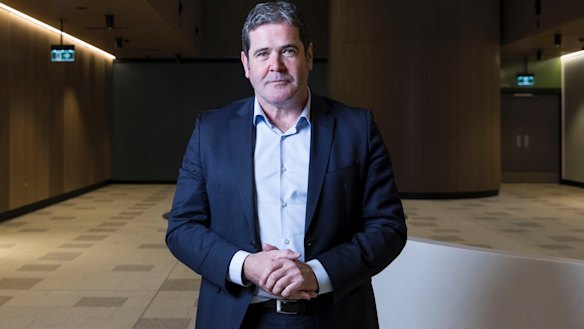 Healthscope chief executive Gordon Ballantyne at the new Northern Beaches Hospital in Frenchs Forest.
