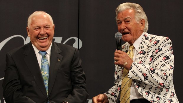 Sporting prime minister: Bob Hawke ruled in a golden time.
