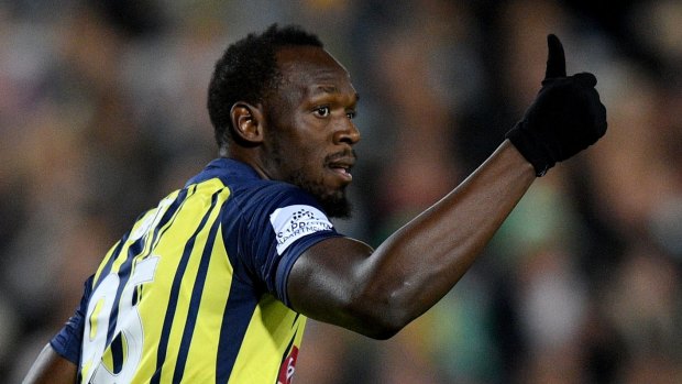 Gone in a dash: Usain Bolt leaves Mariners after failing to agree to financial terms. 