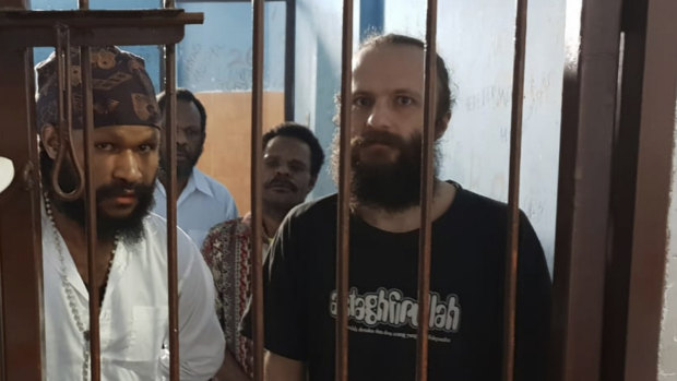 Jakub Skrzypski is on trial for treason in Indonesia after meeting with Papuan independence supporters. He has alleged that visitors to his prison assaulted him and threatened to kill him as guards watched. 