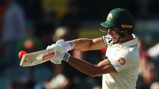 Campbell Kellaway – one of Australian cricket’s rising stars – hits out against the England Lions.