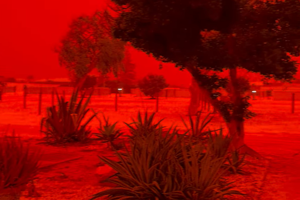 The storm is approaching.