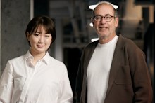 Co-founder and Partner of Square Peg, Paul Bassat, and Co-founder of Airwallex Lucy Liu.