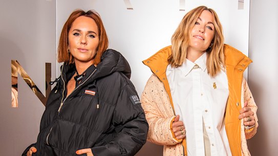 P.E Nation co-founders Pip Edwards (left) and Claire Greaves. 