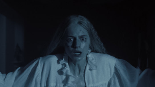 Emma Corrin stars as Anna Harding in director Robert Eggers’ Nosferatu